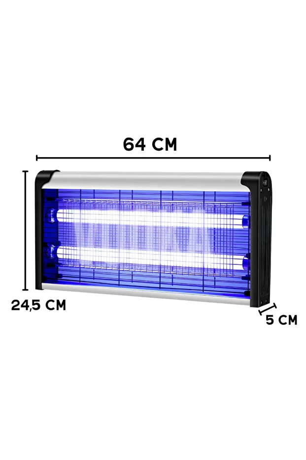  20W Elektrikli UV Sinek Öldürücü Lamba | Sivrisinek Kovucu | Sessiz Güçlü Haşere Kovucu | İç ve Dış Mekan Kullanımına Uygun 10W+10W auhma